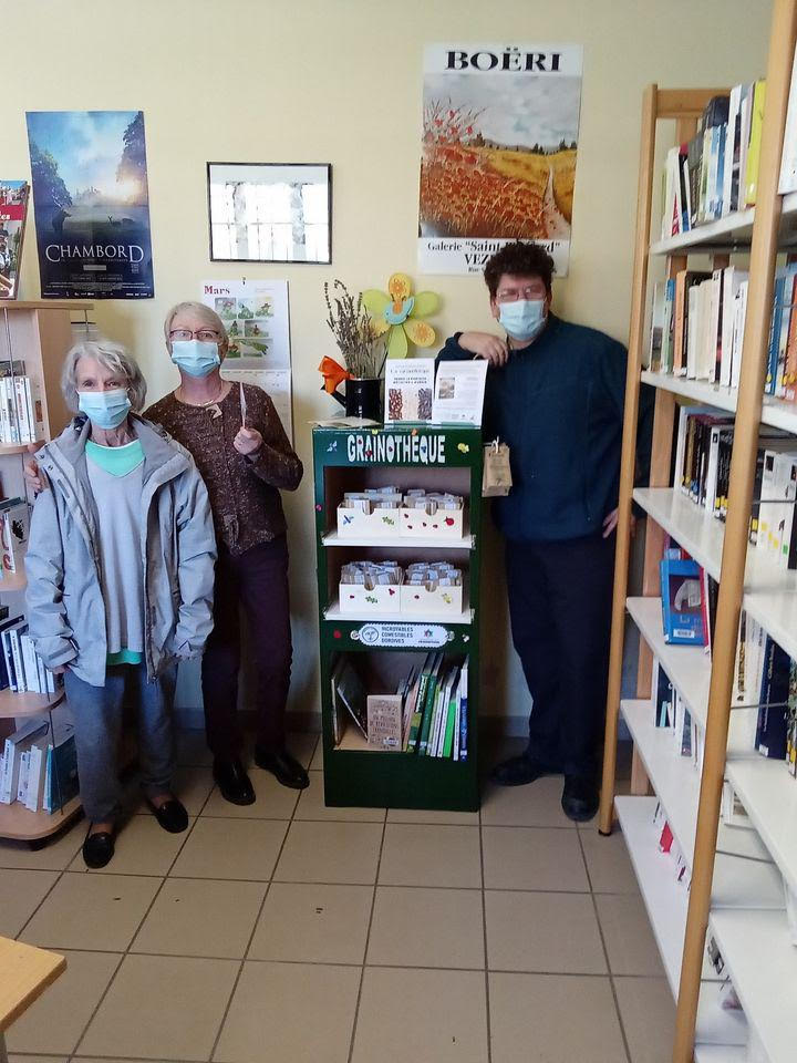 La nouvelle grainothèque de Dordives